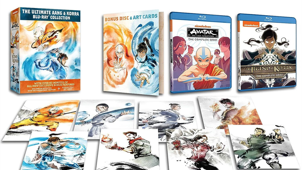 Avatar: The Last Airbender and The Legend of Korra Blu-ray collection